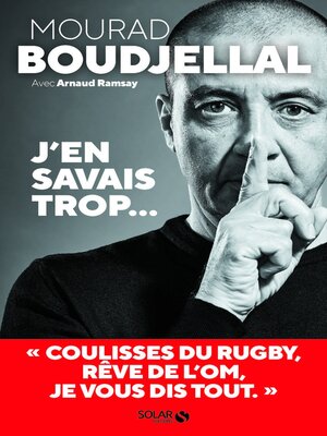 cover image of Boudjellal, C'est ça les valeurs du rugby ?